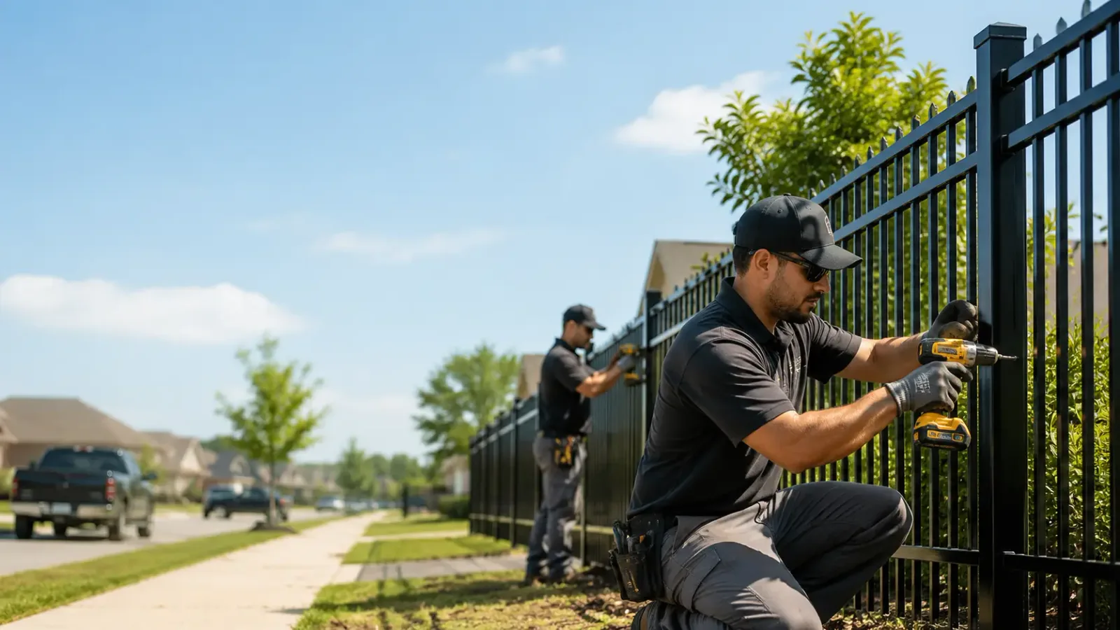Metal Fence Installation in Plainfield, IL